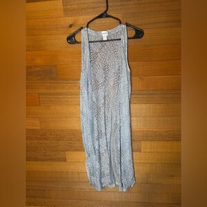 Chico's Gray Lace Cardigan